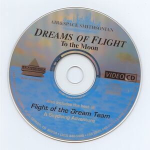 10/25🦋 Air & Space Dreams of Flight to the Moon/Flight of the Dream Team Vid CD
